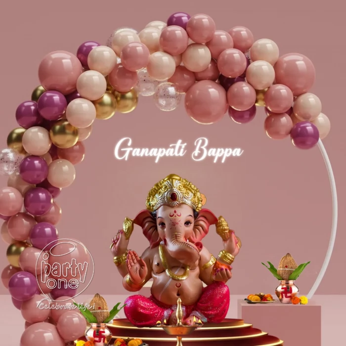 festival decorations Balloon Fantasy Ganpati Decoration